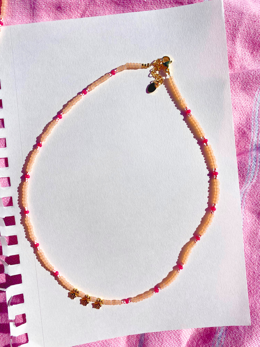 Apricot + Star Necklace
